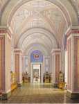Ukhtomsky Konstantin Andreyevich Interiors of the New Hermitage. The Room of Antiquities from Cimmerian Bosphorus01 - Hermitage